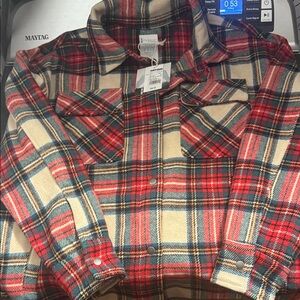 Plaid Shirt Jacket for Men